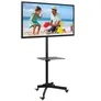 Techly TV Rollwagen für LCD LED TV 23-55", mit  Ablage