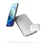 Zens Aluminium Series Dual Ladegerät Wireless Charger 30W Qi USB-C weiß