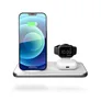 Zens Aluminium Series 4 in 1 Stand + Watch + 45W Ladegerät 2x 10W Qi weiß