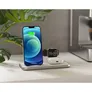 Zens Aluminium Series 4 in 1 Stand + Watch + 45W Ladegerät 2x 10W Qi weiß