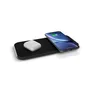 Zens Aluminium Series Dual 5-Spulen + USB-C Ladegerät 45W 2x 10W Qi schwarz