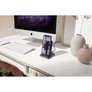 Zens Aluminium Series Stand + USB-C Ladegerät 18W 1x 10W Qi schwarz
