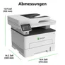 Lexmark MB2236i S/W-Laserdrucker Scanner Kopierer Cloud Fax Duplex LAN WLAN