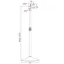 Techly TV Standfuß rund, LCD TV LED 13"-27" Stahl