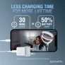 4smarts Netzladegerät VoltPlug Mini PD 30W QuickCharge AFC USB-C/Lightning weiß