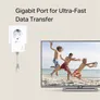 TP-LINK TL-PA7017P KIT AV1000-Gigabit-Powerline-Adapter KIT mit Steckdose