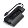 Satechi USB-C Hybrid Multiport Adapter mit SSD Steckplatz Schwarz