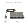Startech USB 3.0 auf 4x HDMI Adapter - USB Typ-A auf Quad HDMI Display Adapter