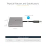 Startech USB 3.0 auf 4x HDMI Adapter - USB Typ-A auf Quad HDMI Display Adapter