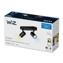 WiZ IMAGEO Spots Deckenleuchte Tunable White 2x5W Schwarz Einzelpack