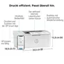HP LaserJet M110w S/W-Laserdrucker USB WLAN