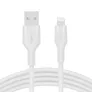 Belkin Flex Lightning/ USB-A Kabel mfi zertifiziert 1m weiß CAA008BT1MWH
