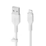 Belkin Flex Lightning/ USB-A Kabel mfi zertifiziert 1m weiß CAA008BT1MWH