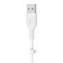 Belkin Flex Lightning/ USB-A Kabel mfi zertifiziert 2m weiß CAA008BT2MWH