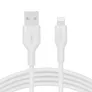 Belkin Flex Lightning/ USB-A Kabel mfi zertifiziert 2m weiß CAA008BT2MWH