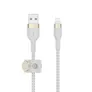Belkin Pro Flex Lightning/ USB-A Kabel mfi zertifiziert 1m weiß CAA010BT1MWH