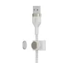 Belkin Pro Flex Lightning/ USB-A Kabel mfi zertifiziert 1m weiß CAA010BT1MWH