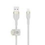 Belkin Pro Flex Lightning/ USB-A Kabel mfi zertifiziert 3m weiß CAA010BT3MWH