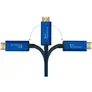 Good Connections Adapterkabel Smartflex USB-C zu HDMI 2.0b 4K UHD 60Hz 3m blau