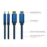 Good Connections Adapterkabel Smartflex USB-C/ DisplayPort 4K UHD 60Hz 1,5m blau