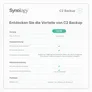 Synology C2 Backup Lizenz 500GB 1 Jahr Cloud Backup für Windows Geräte