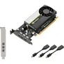 PNY NVIDIA T400 4 GB GDDR6 PCIe 3.0 Workstation Grafikkarte 3x mDP Low Profile