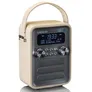 Lenco PDR-051TPSI Tragbares DAB+ FM-Radio mit BT, AUX, Taupe