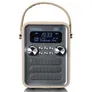 Lenco PDR-051TPSI Tragbares DAB+ FM-Radio mit BT, AUX, Taupe