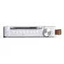 Lenco PDR-040 Bamboo Tragbares DAB+ FM-Radio mit BT, Weiß