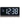 Lenco CR-30WH Radiowecker mit 7,6 cm (3") LED-Display, Weiß