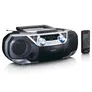 Lenco SCD-720SI Boombox DAB+, FM, CD, Kassette, USB, BT, Fernbedienung