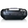 Lenco SCD-720SI Boombox DAB+, FM, CD, Kassette, USB, BT, Fernbedienung