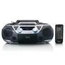 Lenco SCD-720SI Boombox DAB+, FM, CD, Kassette, USB, BT, Fernbedienung