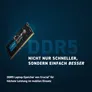 32GB Crucial DDR5-4800 CL 40 SO-DIMM RAM Notebook Speicher CT32G48C40S5