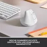 Logitech Lift Vertical Offwhite - Ergonomische Kabellose Maus
