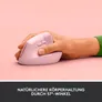 Logitech Lift Vertical Rosa - Ergonomische Kabellose Maus