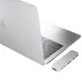 HyperDrive DUO 7-in-2 MacBook Pro Hub Silber