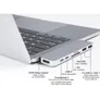 HyperDrive DUO 7-in-2 MacBook Pro Hub Silber