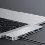 HyperDrive DUO 7-in-2 MacBook Pro Hub Silber