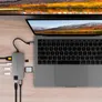 Hyper Drive Slim 8-in-1 USB-C Hub Grau