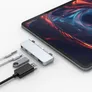 Hyper Drive 4-in-1 USB-C Hub für iPad Pro Silber