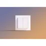 Senic Friends of Hue Switch glanz weiß batterieloses 3-fach Schalterset