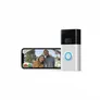 RING Video Doorbell Gen. 2 - Nickel, 1080p HD, Gegensprechfunktion, Türklingel