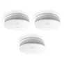Bosch Smart Home Rauchwarnmelder II Rauchmelder /Alarmsirene, 3er Pack