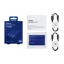 Samsung Portable SSD T7 Shield 2 TB USB 3.2 Gen2 Typ-C Blau PC/Mac