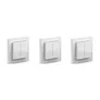 Senic Friends of Hue Switch glanz weiß batterieloses 3-fach Schalterset