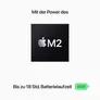Apple MacBook Air 13,6" 2022 M2/8/256GB SSD 8C GPU Space Grau MLXW3D/A