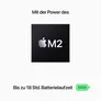 Apple MacBook Air 13,6" 2022 M2/16/512GB SSD 10C GPU Polarstern 67W BTO