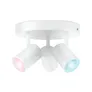 WiZ IMAGEO 3er Spots Deckenleuchte Tunable White & Color 1035lm Weiß Einzelpack