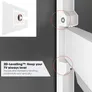 Vogels Wandhalterung SCHWENKEN TVM 5445 VESA 100x100 bis 400x400 mm weiß